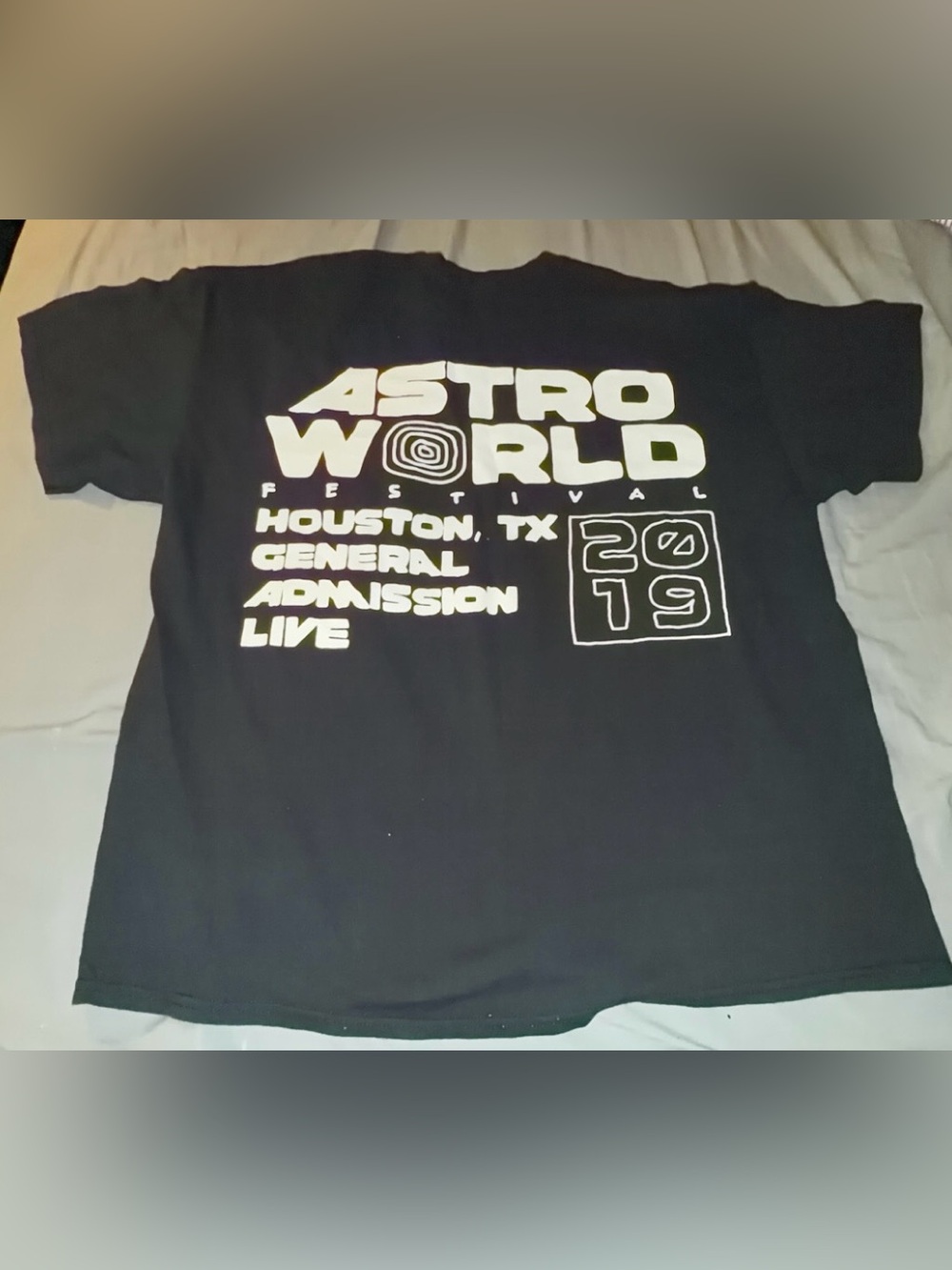 Travis Scott Black Astroworld 2019 Houston Festival T-Shirt